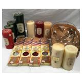 New-Pillar Candles in Plastic