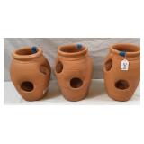 Trio of Medium Hen/Chick Pots