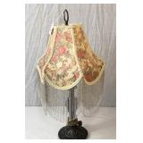 Boho Chic Metal Base Table Lamp-24 Inches Tall