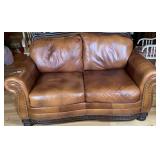 100% Leather Ashley Furniture Loveseat