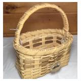 Cute Handwoven Basket by Robert-7x9 inches