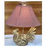 Cute Farmhouse Rooster Lamp
