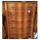 Beautiful Vtg French Provencial Highboy Dresser