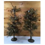 Pair of Pine Tree Decor