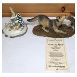 Pair of Nice Wolf Figures