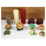 Box of Various Candles