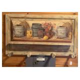Very Cute Farmhouse Coat Rack-36x20 Inches