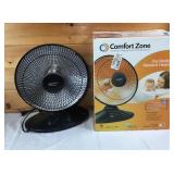Comfort Zone Oscillating Radiant Heater