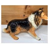 Amazing Vtg Goebel Porcelain Collie Dog Figure