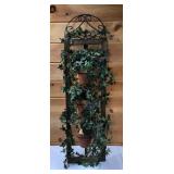 Metal Flower Pot Wall Hangers-11x40 Inches