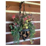 Pretty Artificial Flower Hanging Basket