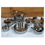 11 Pc Revere Ware Cookware
