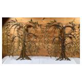 Pair of Metal Tree Wall Decor-35x36 Inches