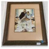 Vtg Norman Rockwell 'Freedom from Want' Print