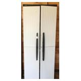 Plastic Outdoor Cabinet w/ Contents-27x15x68 Inch