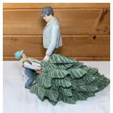 Grandeur Noel Porcelain Father/Son Figure