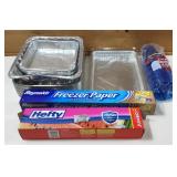 Plastic Wrap/Aluminum Pans/ Etc