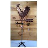 Amazing Copper Rooster Weather Vane