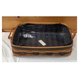 Large Longaberger Basket-16x12 Inches w/ Liner