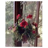 Pretty Artificial Flower Hanging Basket