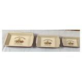 3 Pc Country Kitchen Casseroles