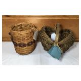 Pair of Small Handwoven Baskets by Robert