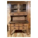 Amazing Antique Bakers Cabinet 45x26x72 Inches