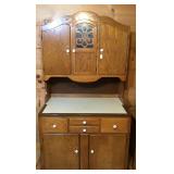 Stunning 1900s Oak Hoosier Cabinet-40x24x76 inches