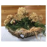 Pretty Driftwood Floral Decor Centerpiece