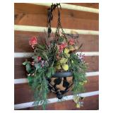 Pretty Artificial Flower Hanging Basket