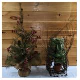 Pair of Tree Decor