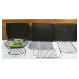 Cookie Sheet/Cooling Racks/Mesh Roasting Pan