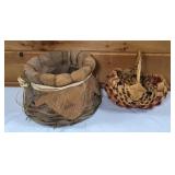 Pair of Cool Woven Baskets