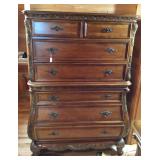 Pretty French Provencial Style Highboy Dresser