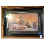 Lee Parkinson Snowy Landscape Print-24x17 Inches
