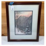 T. Chandler Signed/Numbered Winter Print