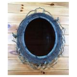 Super Cute Metal Bird Wall Mirror-24x30 Inches
