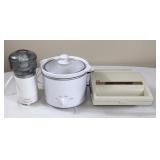 Waffle Maker/Mini Chopper/Small Crock Pot