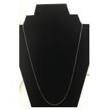 Sterling Silver 23 Inch Necklace
