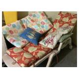 Plastic Lawn Chair w/ Cushion