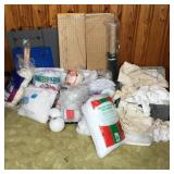 Large amounts of PolyFill, Fabric & Cutting Board