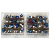 Christmas Ornaments in Carry Tote