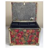 Cube Apple Fabric Covered Storage Bin