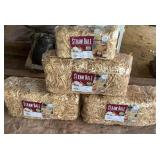 4 Decorative Straw Bales
