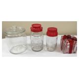 Vtg Glass Containers