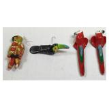 Internationally Made Bird Ornaments