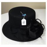 New Women's Betmar New York Black Wool Hat