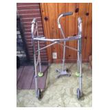 Collapsible Walker and Footed Cane