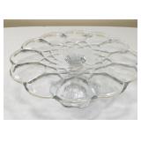Vtg LE Smith Dominion Pattern Pedestal Stand-