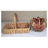 Duo of Beautiful Handwoven Baskets